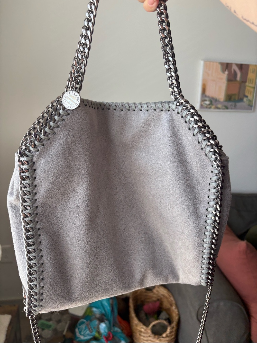 Stella McCartney Falabella Small Fold-Over Chain Tote - Authentic, flawless